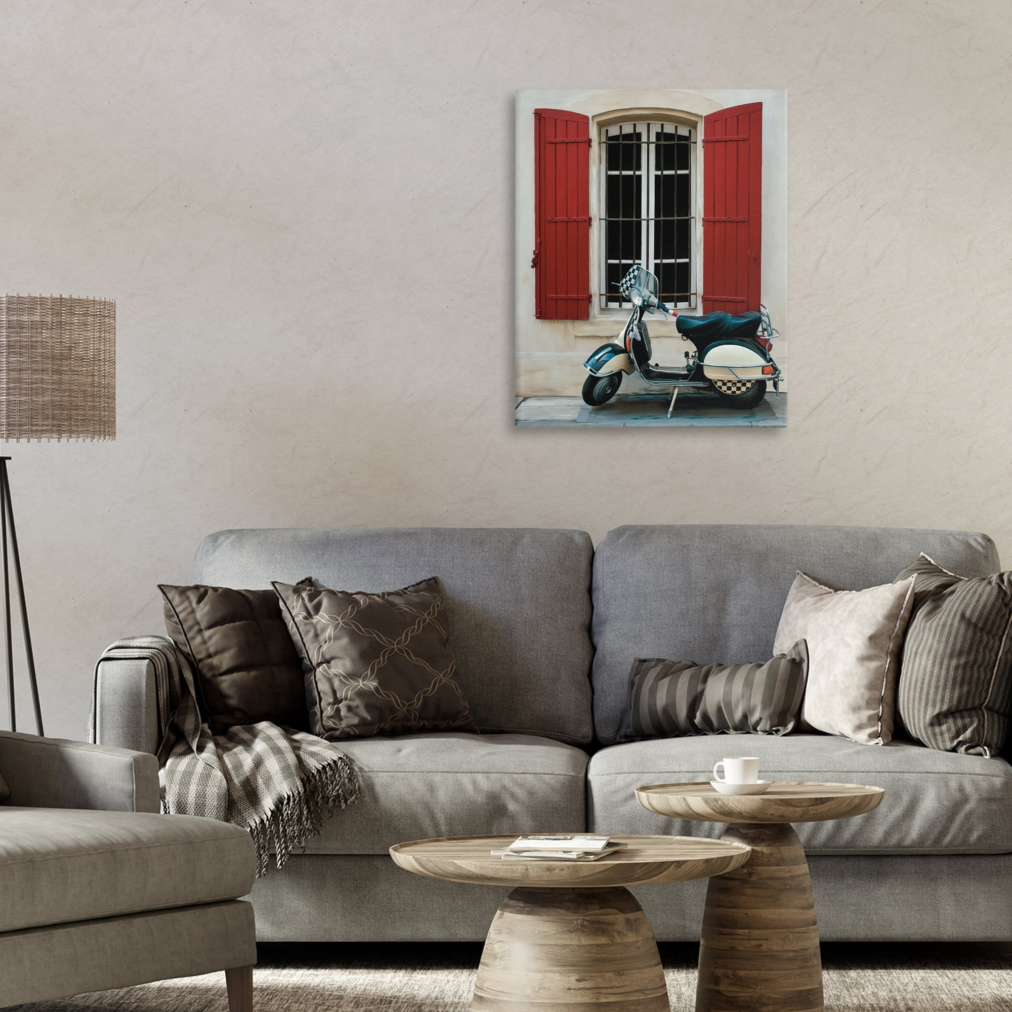 Stupell Industries Two Wheel Dream Canvas Wall Art, design by Renel Peters