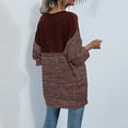 thumbnail image 5 of Maean Oversized Sweaters for Womens Fall Baggy Fashion Long Sleeve Knitted Comfortable Warm Sweater, 5 of 7