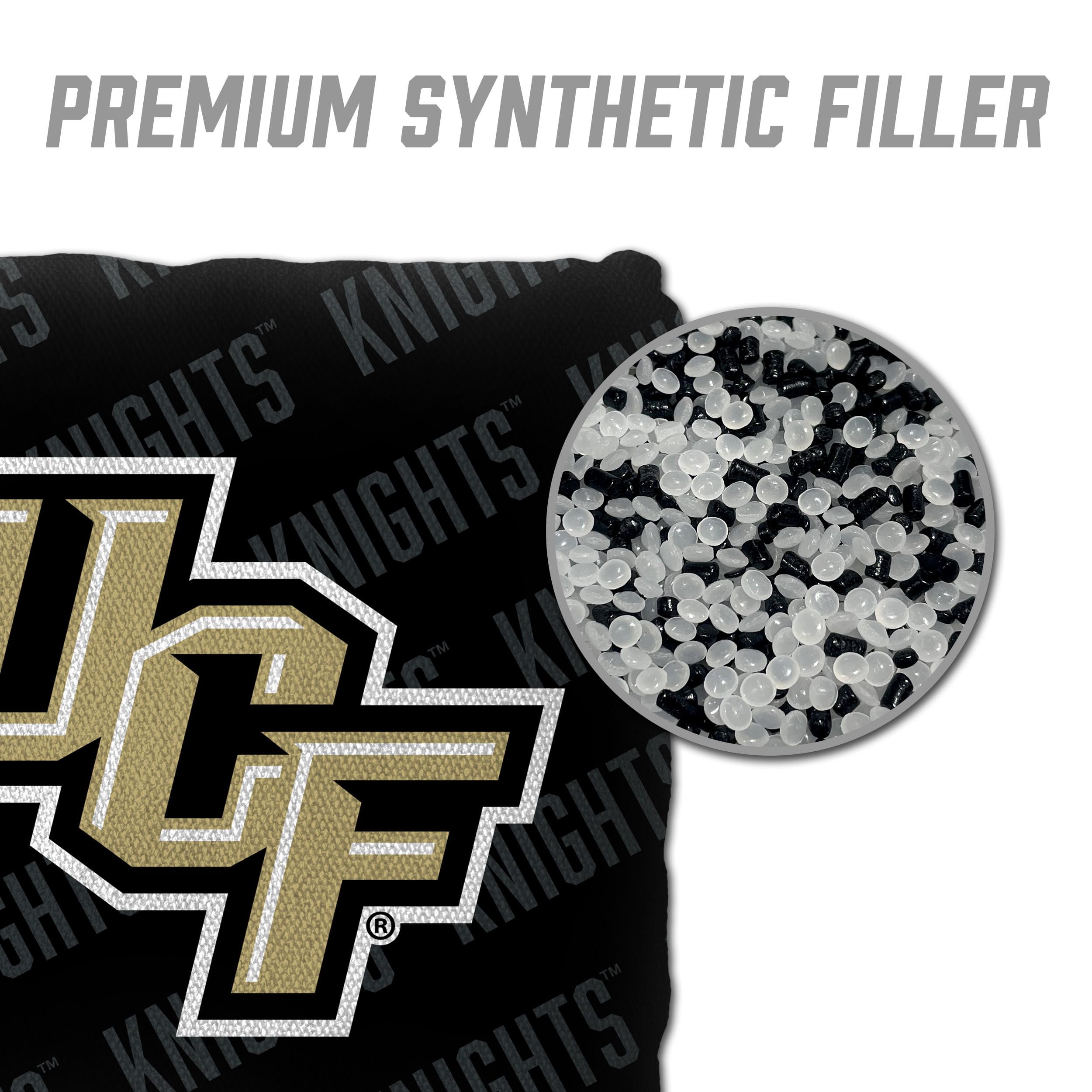 NCAA Central Florida Knights Cornhole Bags - 4PK - Black