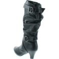 thumbnail image 3 of Forever Link Maggie-39 Women's Fashion Low Heel Zipper Slouchy Mid-Calf Boots Shoes, 3 of 7