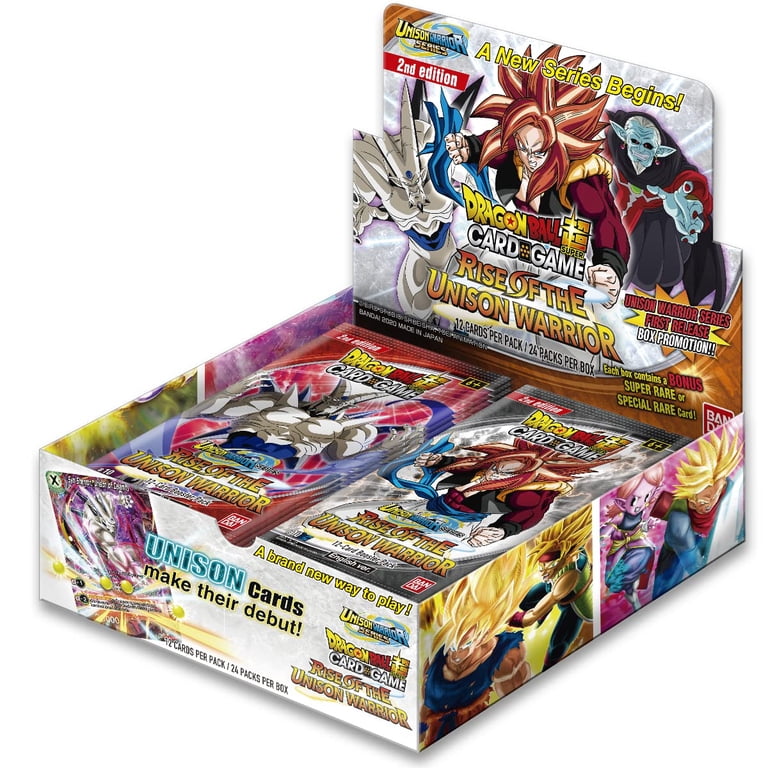 dragon ball super rise of the unison warrior booster box Trading Card Game: Warriors Amazing new strategies will emerge with Unison Warriors set to power up both new and old leaders OutOfStock