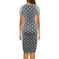 thumbnail image 4 of DYMADE Women Printed Short Sleeve Maternity Soft Round&nbsp;Neck Breast-Feeding Dress, 4 of 6