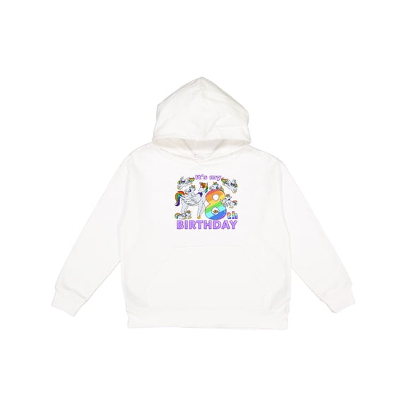 Inktastic It's My 8th Birthday Unicorn Youth Hoodie Sweatshirt