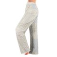 thumbnail image 2 of Halloween Pajama Pants Women with Pumpkin Pattern Long Sleep Pants | Stretch Elastic Waist Wide Leg Loungewear Cozy Spooky-Season Everyday Bottoms Yellow M, 2 of 9