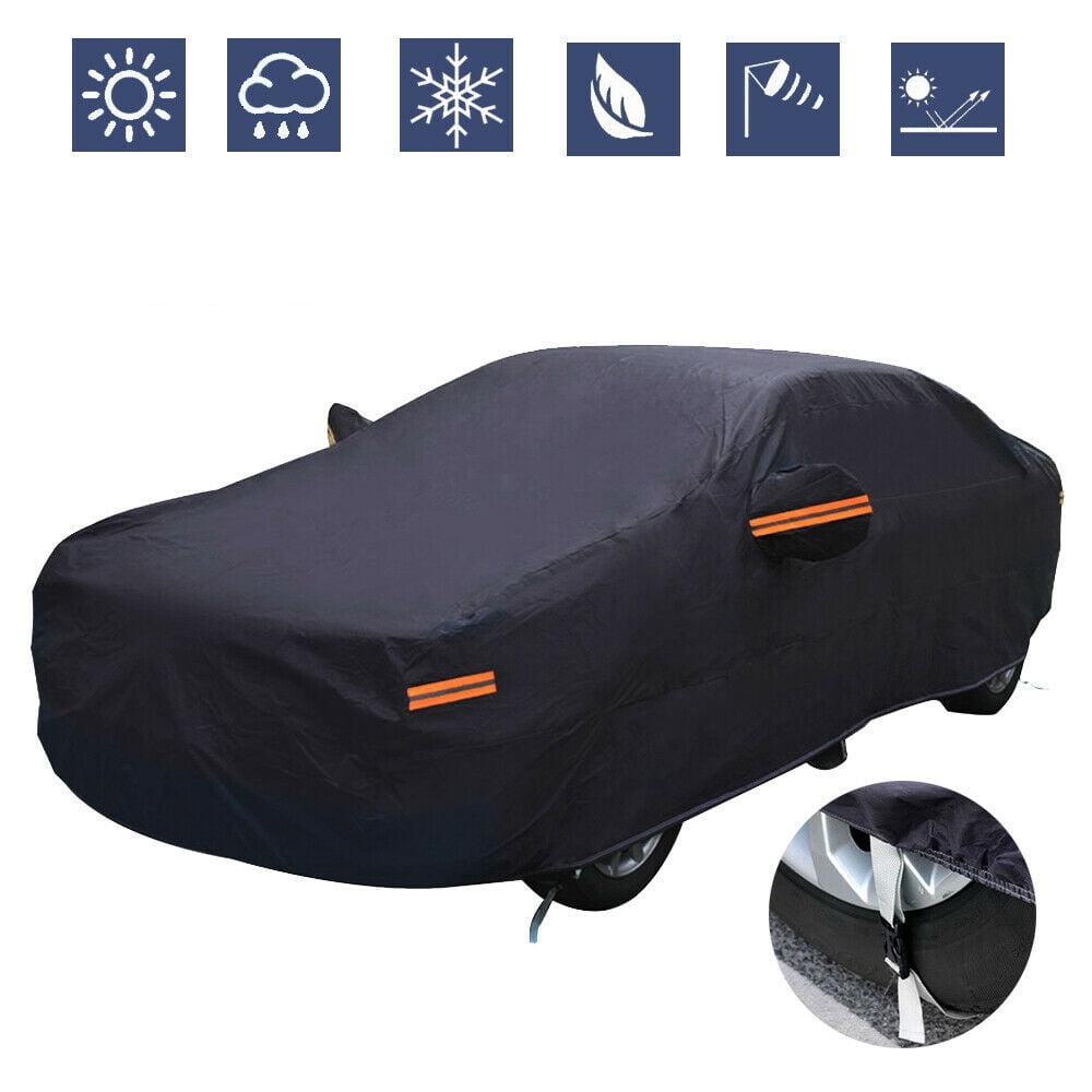 Dhouse Car Cover Universal Waterproof Rain And Snow-Proof Full Car Cover All Weather Protection Car Cover Scratch-Resistant Outdoor Car Cover Medium 