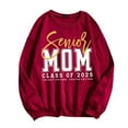 thumbnail image 1 of Mom Lady Sweatshirt Is All A Mess Long Sleeve Patterned Shirt Funny Saying Mom Pullover Top, 1 of 2