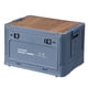 thumbnail image 1 of Caja de almacenamiento para coche de 30L, contenedor de comestibles abierto lateral, tienda al aire libre para el hogar, artículos de acampada, 1 of 6
