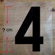 thumbnail image 3 of Parches termoadhesivos de color rojo y negro de 5 a 23 cm con letras para hacer tú mismo, para camisetas de baloncesto, fútbol y ropa, 3 of 5