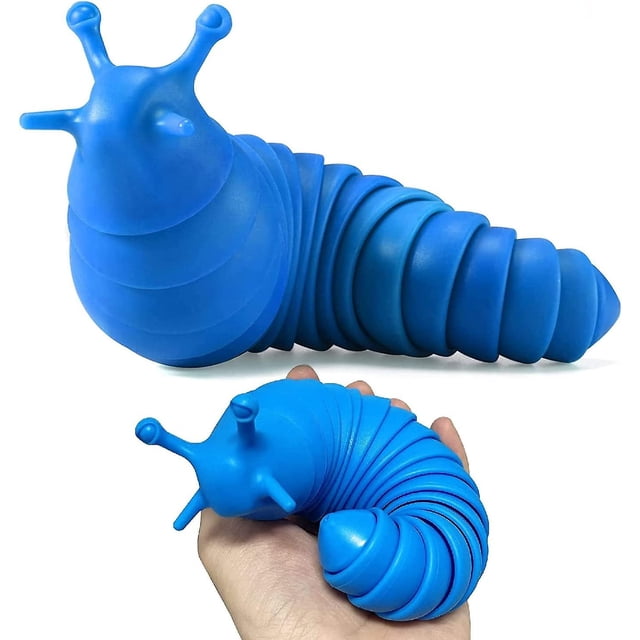 Fidget Slug Toy, Juguete De Babosa Articulado Impreso En 3D Escritorio Flexible Juguetes De Animales Articulados para Mascotas Juguetes Sensoriales para Inquietos Regalo De Navidad/Cumpleaño