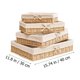 thumbnail image 4 of 4pcs almacenamiento cesta de paja tejido de paja SUNDRIES Organizador de mesa de escritorio, 4 of 5
