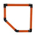 thumbnail image 3 of funtasica Football Goal Corner Target Soccer Coaching Gear Portable Soccer Target Goal Orange, 3 of 8