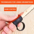 thumbnail image 4 of Drumsticks Accessories, 2Pcs Drumstick Control Clip Finger Ring Auxiliary Drumsticks Grips Drumsticks Accessories For Drummer Beginner, 4 of 9