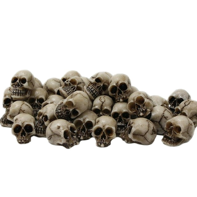 yingyy 20pack/lot Realistic Skeleton Skulls For Creative Home Décor - Lightweight And Portable Thick 20pcs 1Set