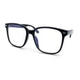 thumbnail image 5 of Classic Nerdy Oversized Horn Rim Blue Light Filter Screen Glasses [Black], 5 of 8