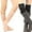 2pk-Pointelle Blk/Pch, variant on TeeHee Women's Fashion Over the Knee High Socks - 3 Pair Combo (Cable Cuff Basic Combo)