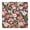 Flower P, variant on Decorative Paisley Print Square Tablecloth - Snug Fit Windproof Reusable Table Cover for Picnic 34x34 Inches