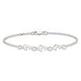 thumbnail image 3 of Sterling Silver Anklet 9 inch mm 3 Dolphins, 3 of 6