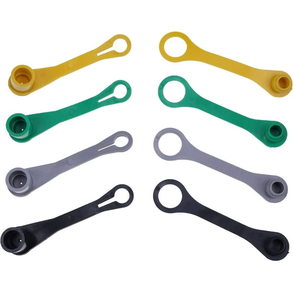 8PK Hydraulic Fitting Dust Cap & Plug Set M132021 M132022 M132024 M70728 M132031 M132032 M132034 M85099 Compatible with John Deere 425 430 455 X465 X475 X485 X495 X575 X585 X595