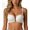 White-a, variant on Magnetic Front Closure Bra for Women Soft Support Push Up Convertible Straps Back Smoothing Daily Underwear