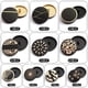 thumbnail image 4 of Botones de metal dorado y negro para ropa, 6 unidades, 18 MM-27 MM, para costura artesanal, baratos, de alta calidad, KD3017, 4 of 5