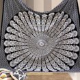 thumbnail image 1 of Colgante de pared tradicional hippie mandala, tapiz floral dorado para ropa de cama, tela colgante estampada, 1 of 5