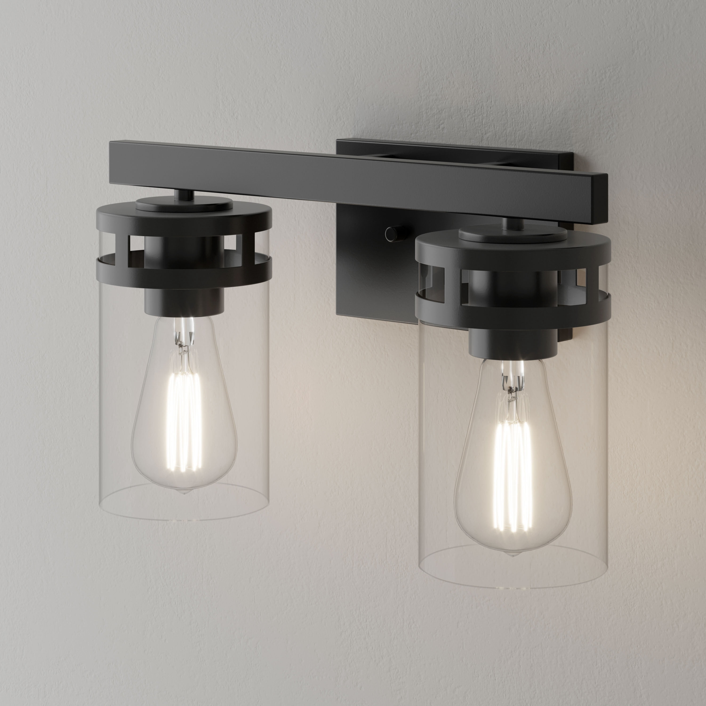 Millennium Lighting  Lunden 2/3/4 Light Vanity Fixture in Matte Black 2 Light - Matte Black