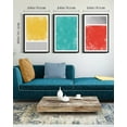 thumbnail image 4 of Drsoum Large Minimalist Abstract Wall Art 24x36in3pcs Black Framed Modern Colorful Line Wall Decor Geometric Artwork Bedroom Living Room, 4 of 9