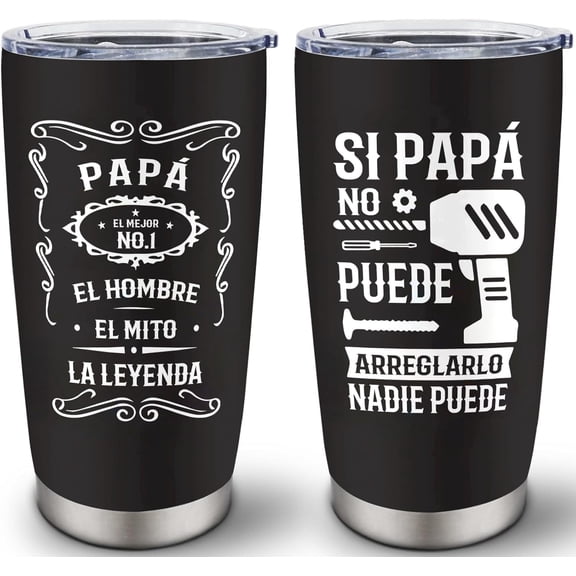 Regalos Para Papa, Regalos Para Papá En EspañOl, Mexican Dad Christmas Gifts, Regalos Para Papa De CumpleañOs, El Mejor Papa Del, Gifts For Dad Spanish, Papá Tumbler 20 Oz