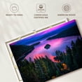 thumbnail image 6 of Elephant Stock Pink Lake Tahoe Wall Art - Horizontal Canvas Wall Art - Living Room Wall Decor - Nature Canvas - Black And Pink Decor - 36" x 24", 6 of 8