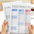 2025 Wall Planner Foldable Yearly Calendar With Color Coded And