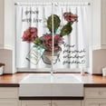 thumbnail image 2 of Ambesonne Cactus Kitchen Curtains, Tropical Window Garden, 55"x39", Multicolor, 2 of 3