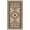 Creme/Brown, variant on SAFAVIEH Veranda Johann Geometric Indoor/Outdoor Area Rug, Creme/Brown, 2' x 3'7"