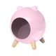 thumbnail image 3 of Casa para hámsteres, nido para dormir, jaula para animales, encantadora cueva para animales pequeños, refugio para mascotas, cueva para ratones, Rosa, 3 of 9