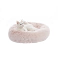 thumbnail image 1 of Cama para mascotas Bedfolks Calming Donut para perros y gatos pequeños, color rosa, 1 of 8