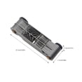 thumbnail image 3 of Kenally Rosca estable Plug Gage Acero inoxidable Alta dureza Métrica Tornillo americano Paso Ángulo Modelo 60-55 Grados Medidor de medición Herramientas eléctricas Kenally TO009316-00, 3 of 6