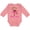 Mauve, variant on Inktastic Gigi's Girl Monkey Girls Long Sleeve Baby Bodysuit