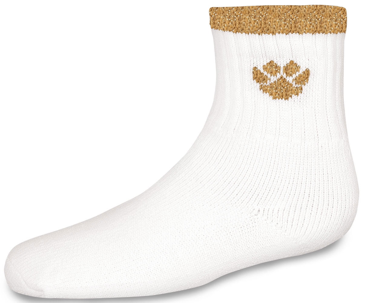 Cheerleading Sock With Paw And Stripe Size NULL