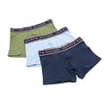 thumbnail image 3 of Men's Tommy Hilfiger 09T3351 Essentials Cotton Stretch Trunks - 3 Pack (Olivine L), 3 of 3