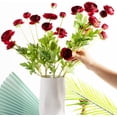 thumbnail image 2 of flores artificiales de seda Ranunculus persa adecuadas para decoraciones centrales, bodas, hogares, decoraciones artísticas y accesorios, 2 of 7