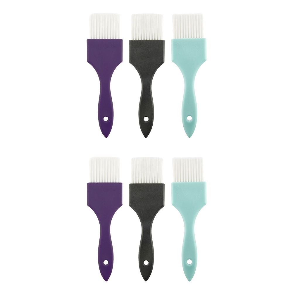 Rosarivae 6Pcs Hair Dyeing Brushes Hair Coloring Brushes Hairstying