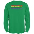 thumbnail image 1 of Legalize It Gay Rights Pride Irish Green Adult Long Sleeve T-Shirt, 1 of 1
