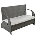 thumbnail image 2 of Segmart U_STYLE Versatile Outdoor Loveseat that Converts to Four Seats and A Table, Suitable for Gardens and Lawns, Beige Cushion, 2 of 10