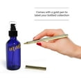 thumbnail image 4 of Culinaire 4oz Glass Spray Bottles for Essential Oils, Small Fine Mist Glass Bottle, Blue, Pack of 12, 4 of 6