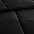 thumbnail image 5 of American Home Collection Comforter Set - Extra Soft Microfiber - 3 Piece Comforter and Pillow Shams Set - Full/Queen, Black, 5 of 8