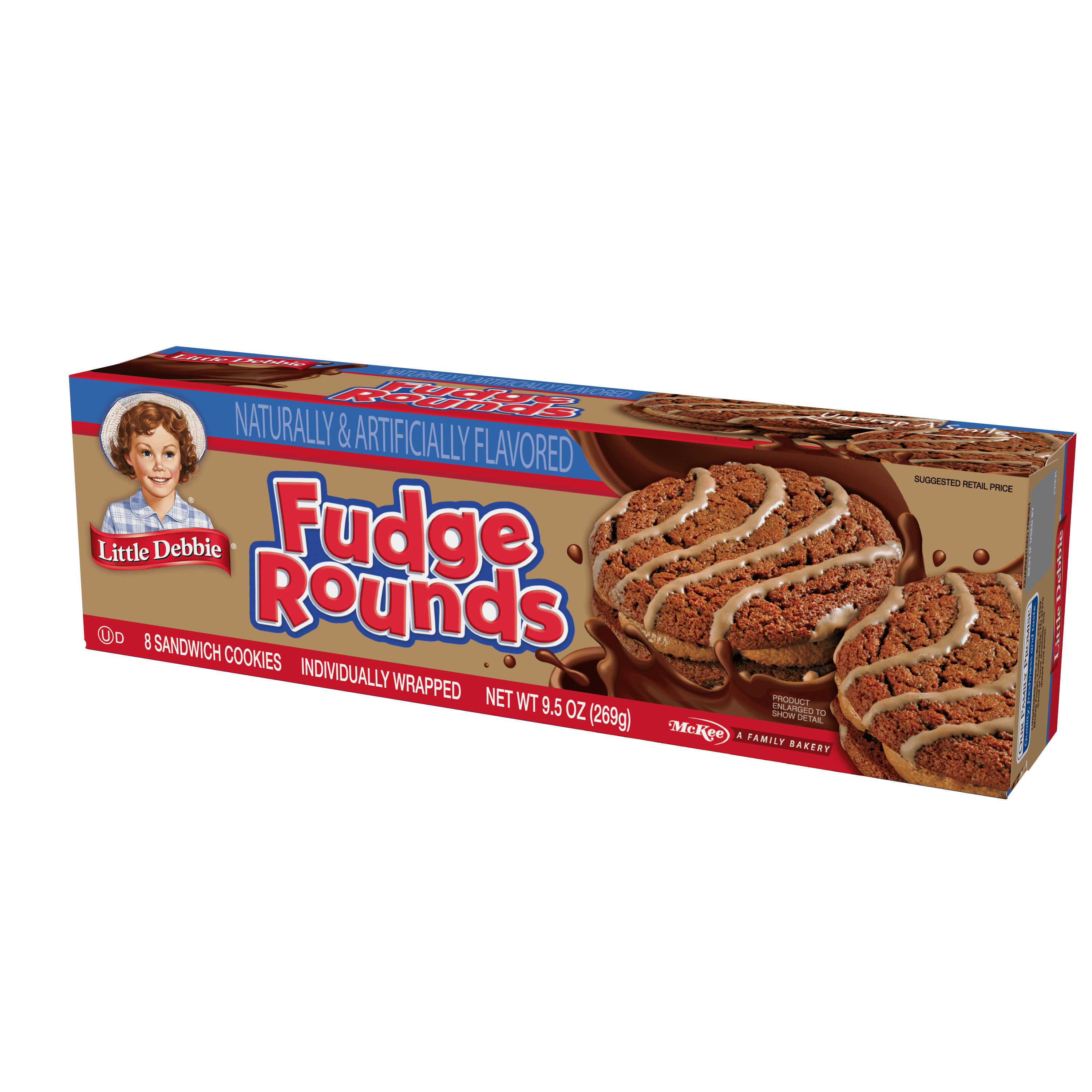 Little Debbie Snacks Fudge Rounds, 8ct