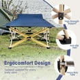thumbnail image 4 of RedSwing Folding Camping Cots for Adults Heavy Duty, 28''-33'' Wide Sturdy Portable Sleeping Cot for Camp Office Use, Blue/Gray/, 4 of 8
