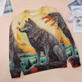 thumbnail image 6 of Sweatshirt For Womens Crewneck Colorful Lone Wolf Hoodies Teen Girls Cute, 6 of 7