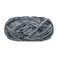 thumbnail image 3 of Hilo grueso BLESIY, Hilo de lana súper voluminoso, espesor 6mm, Gris oscuro, 3 of 8
