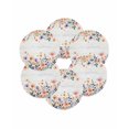 thumbnail image 7 of 15 Inch Round Placemats Set of 6, Pink Spring Floral Non Slip Heat Insulation PP Table Mats, Elegant Flowers Farmhouse Botanical Wooden Washable Place Mats for Kitchen Dining Party Table Decor, 7 of 7