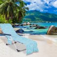 thumbnail image 4 of Pool Chaise Lounge Cover Absorbent Beach Chair Cover with Pockets, 4 of 7